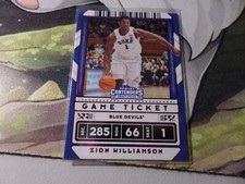 2020-21 Panini Contenders Zion Williamson GAME Ticket Red Parallel🔥💎