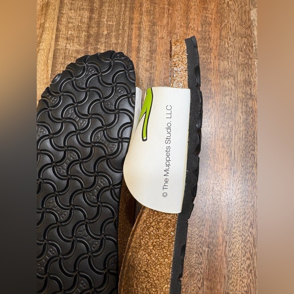 NEW RARE Kermit muppet Birkenstock Madrid Sz 6.5 image 6