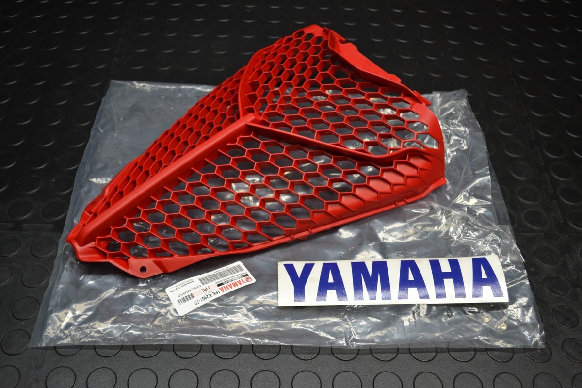 2013-2025 Yamaha Raptor 700 OEM Grill Radiator Guard Red Plastic