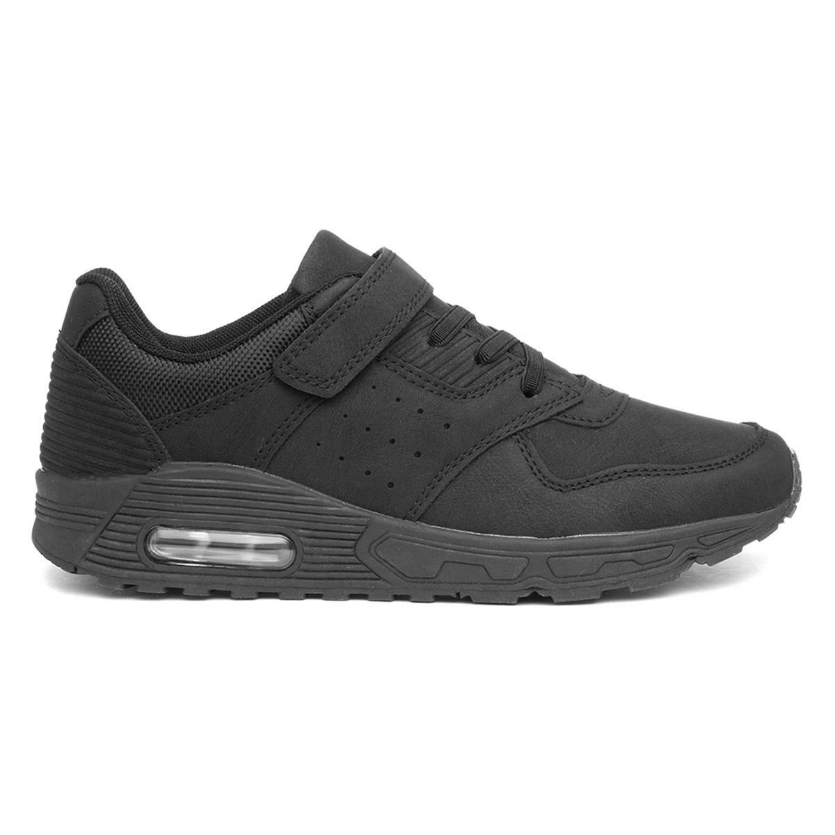 Sprox Boys Shoes Black Kids Easy Fasten School SIZE