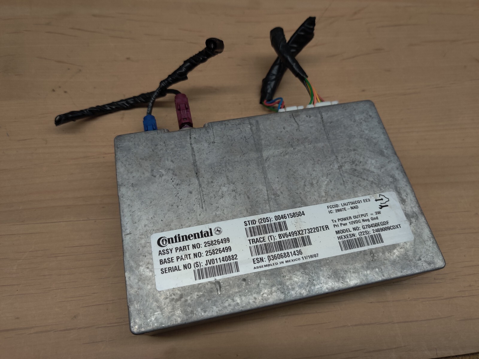 Onstar Control Module OEM ONSTAR COMMUNICATION CONTROL MODULE 25826499 GM TAHOE SIERRA ...