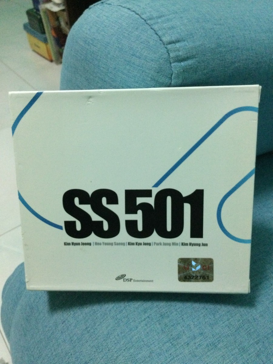SS501 Vol. 1 CD+DVD Kim Hyun Joong Young Saeng Kyu Jong Hyung Jun