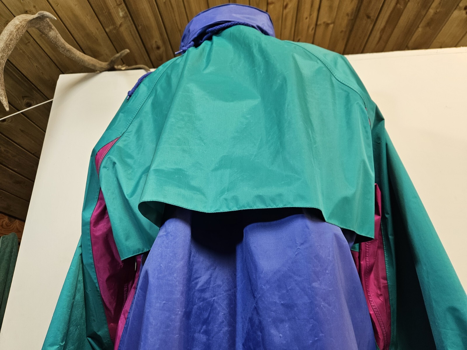 Chillstopper Active  Lifestyle - Vintage  Full Zip Rain Jacket Oversized UK Med image 10