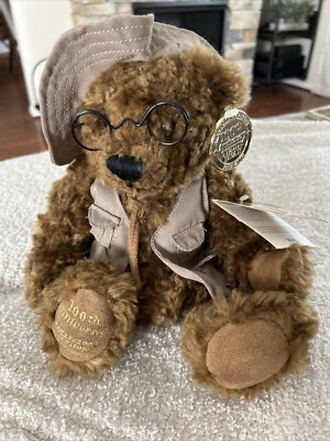 100th Anniversary Teddy Bear Plush Vintage Dan Dee Stuffed Animal