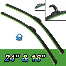 Quality Windshield Wiper Blades Streak-free Spotless 24inch16inch 2 In Pack