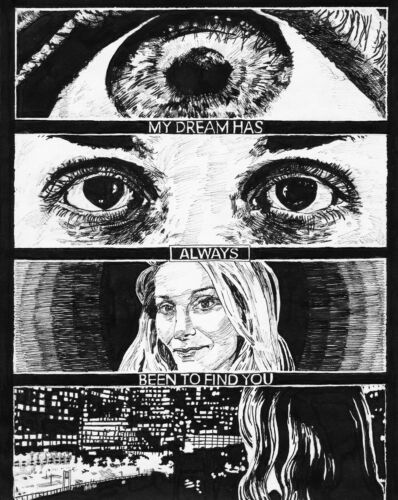 Ink illustration My Dream Has Always Been To Find You