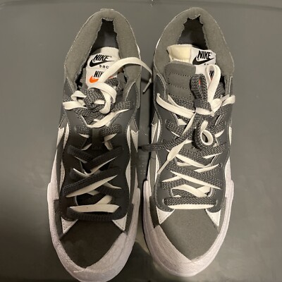 Size 8 - Nike sacai x Blazer Low Iron Grey (VNDS)