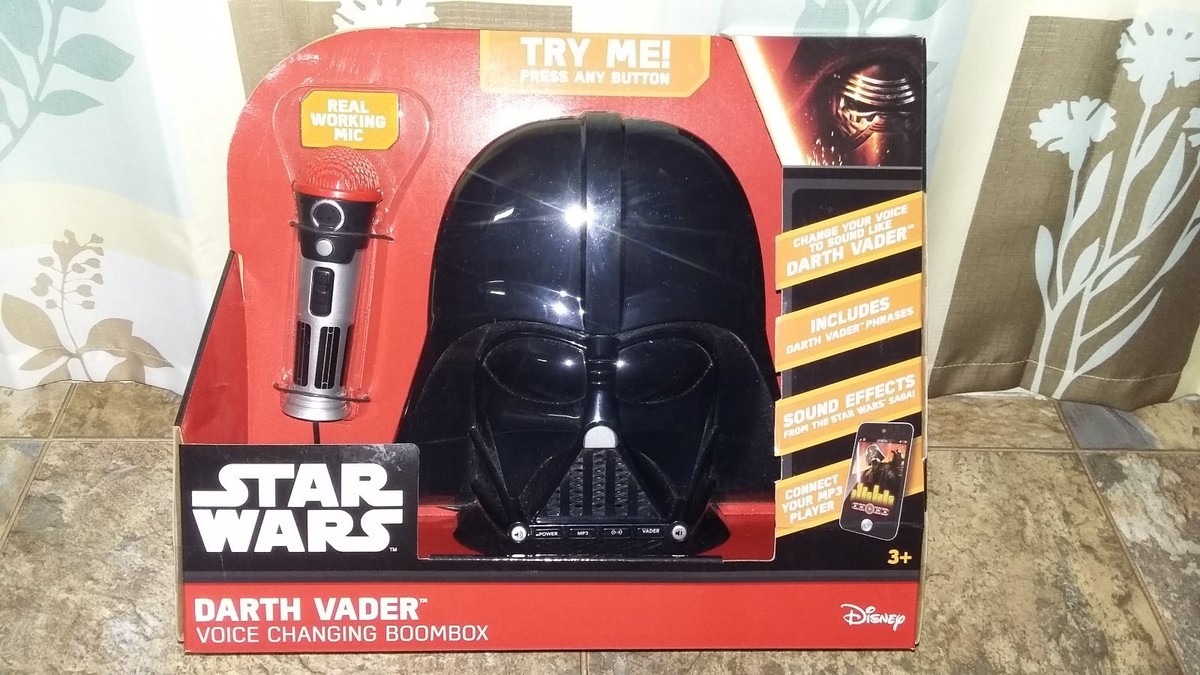 Star Wars Darth Vader Voice-Changing Boombox Helmet Shape Stereo