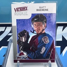 2009-10 UD Victory #305, MATT DUCHENE SP RC ??? Base Rookie Card. rookie card picture