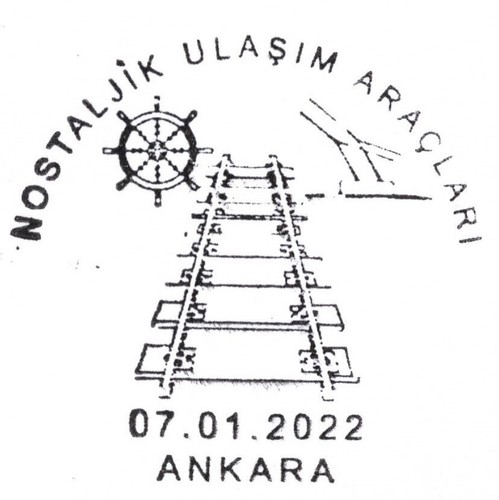 TURKEY 2022 NOSTALGIC MEANS OF TRANSPORTATION FIRST DAY COVER FOUR STAMPS - Picture 7 of 9