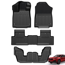 Floor Mats For Acura Mdx 2022-2026 Tpe All Weather Durable Mats Floor Mats For Acura Mdx 2022-2026 Tpe All Weather Durable Mats