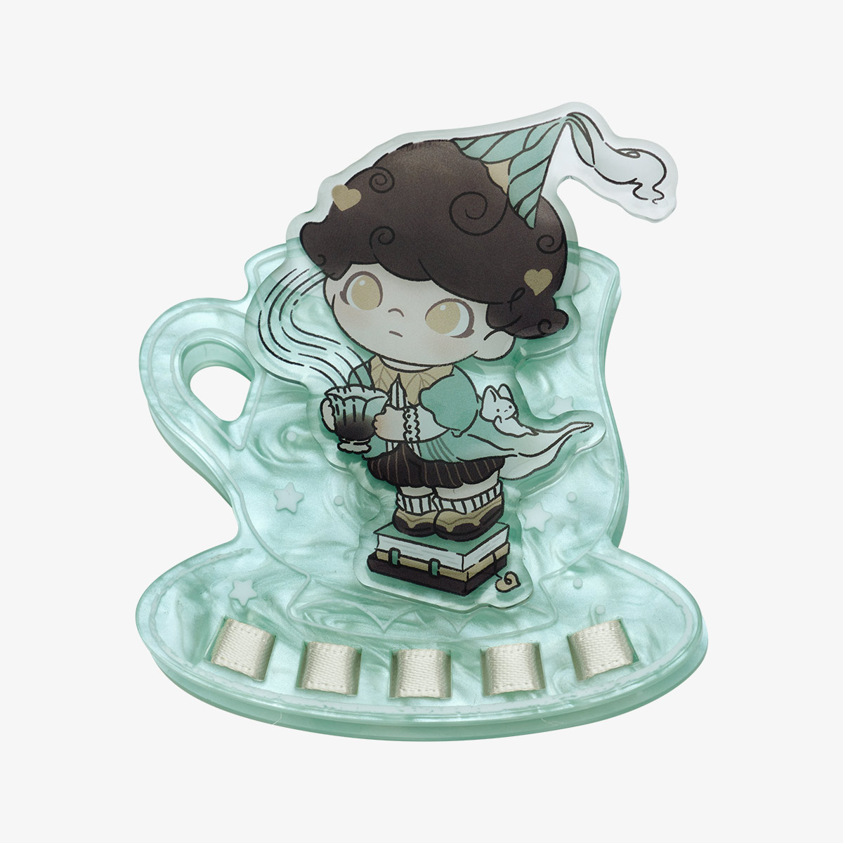 POP MART DIMOO Crush On Coffee Series-Acrylic Fridge Magnet Clip