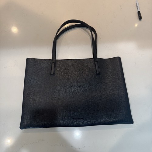 Vince Camuto Vegan Leather Tote Bag Black - Picture 1 of 6