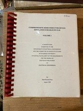 Stanford PhD Dissertation Semiconductor Device Simulation Silicon ULSI 1990 