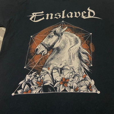 Enslaved band black T-shirt short sleeve All sizes S to 5Xl XX863