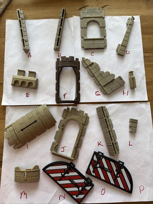 #ad Playmobil 3666 3667 Kings Medieval Castle Knights SPARE PARTS $1.48