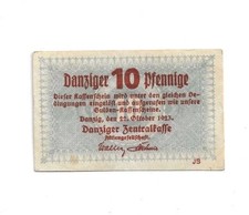 10 Pfennig Danzig 1923 Ro. 814a  (2)