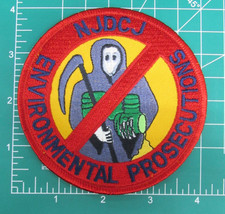 RARE!!! NJDCJ New Jersey Environmental Prosecutions Patch