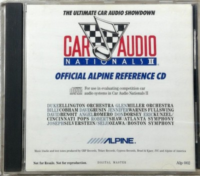 新品CD2枚組 THE CONCEPT OF ALPS　レア！ Various Artists - Official Alpine Reference CD (1988) Alpine