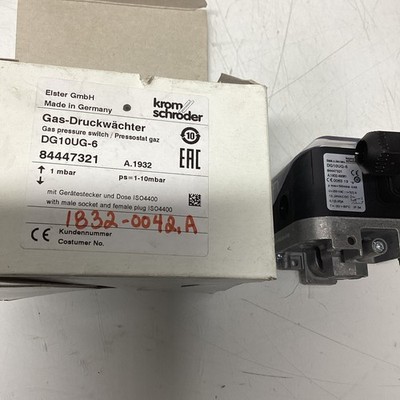 Krom Schroder DG10UG-6  Gas Pressure Switch N-439