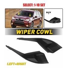 Wrap Windshield Wiper Grille Trim Panel Cover for Subaru Forester 14-18 US 2-20x