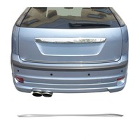 Kofferraumleiste Heckleiste FüR Ford Focus SchräGheck 2004-2010 Untere Chrom