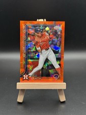 2025 Topps Chrome Update Sapphire Cam Smith USC145 Orange Refractor 3/25 Astros!