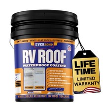 RV Roof Coating - Liquid Rubber RV Roof Sealant for Camper Roofs, Trailers, M...