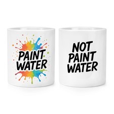 Peinture Eau & Pas Pots Ensemble De 2 Brosse Artiste Peintre Etudiant Professeur