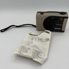 Vintage VIVITAR PN2011 35mm Film Camera Panoramic Focus Free Point and Shoot