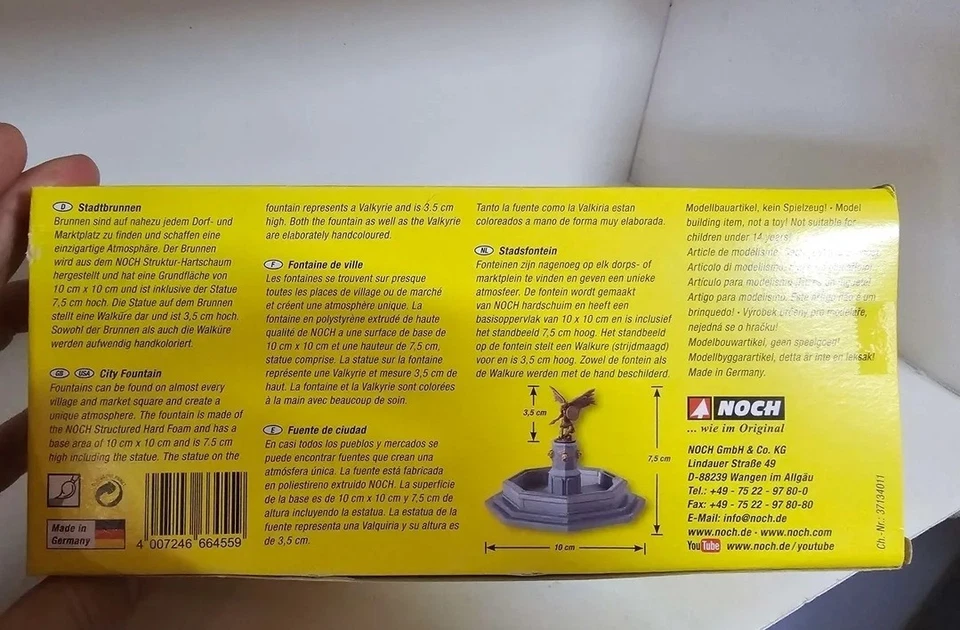 Noch City Fountain 66455 HO Scale - Image 4 of 4