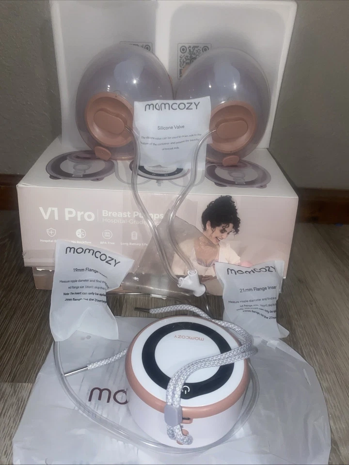 Extractor de leche Momcozy V1 Pro grado hospitalario succión portátil extractor eléctrico probado Foto 2 de 4