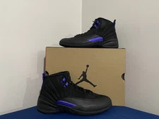 Air Jordan 12 Retro Black /Dark Concord-Black Size 9 CT8013 005