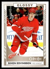 2023-24 Upper Deck O-Pee-Chee Glossy Simon Edvinsson Detroit Red Wings #R-22