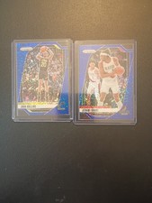Panini Prizm Blue Sparkle /144 Lot (2) Jerami Grant John Collins SP Numbered