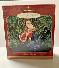Hallmark Keepsake Kringle's Whirligig Santa Christmas Ornament 1999
