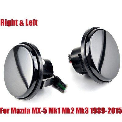 2x   Gelb Schwarze Seitenblinker Für 1989-2015 Mazda MX-5 NA NB NC