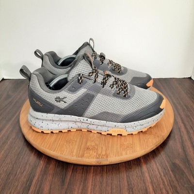 Kuru Atom Trail Womens Shoes Smoke Gray Apricot Plantar Fasciitis  Sneakers