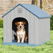 Fancyango Dog House Outdoor Indoor, Weatherproof Dog House with Elevated Floo...