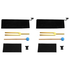 Aluminum Tuning Fork Set Gold Designs Tuning Fork Tool set for Enthusiasts