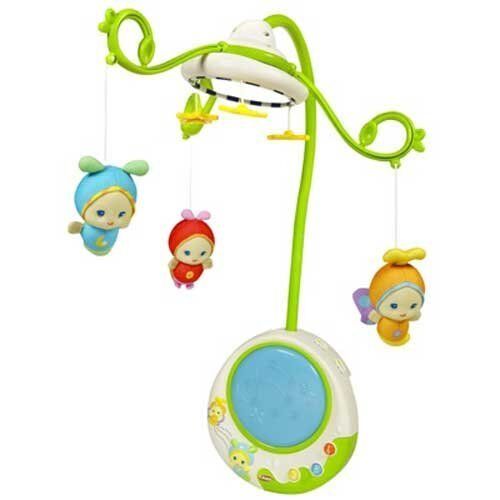 Playskool Gloworld 2-In-1 Firefly Cot Mobile  with Lights and Sounds Klassiek, 2022