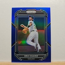 2023 Panini Prizm Baseball Eric Chavez base BLUE Prizm 054/149 card # 252