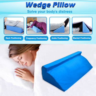 Positioning Bed Wedges For Back Pain Sleeping Position Using A