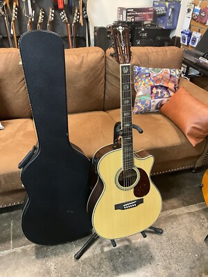 Crafter TMC045/N acoustic electric guitar 2008 LR Baggs with hard case or Gigbag