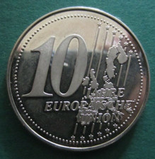 Medaille 10 Euro / Jahre Europ&auml;ische Union in PP offen