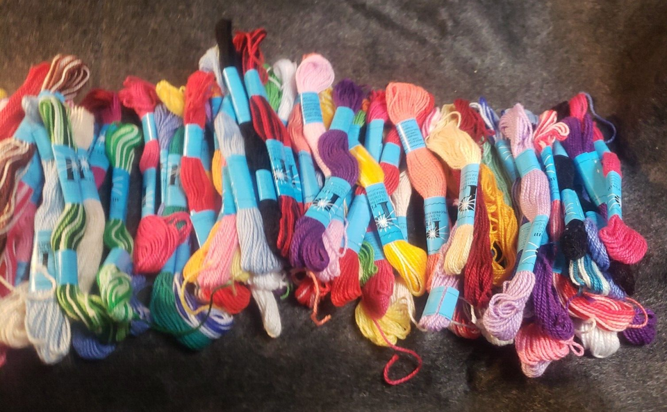 Lot of 125 Prism Craft Cotton Thread Floss 10 Yards Each Assorted ...