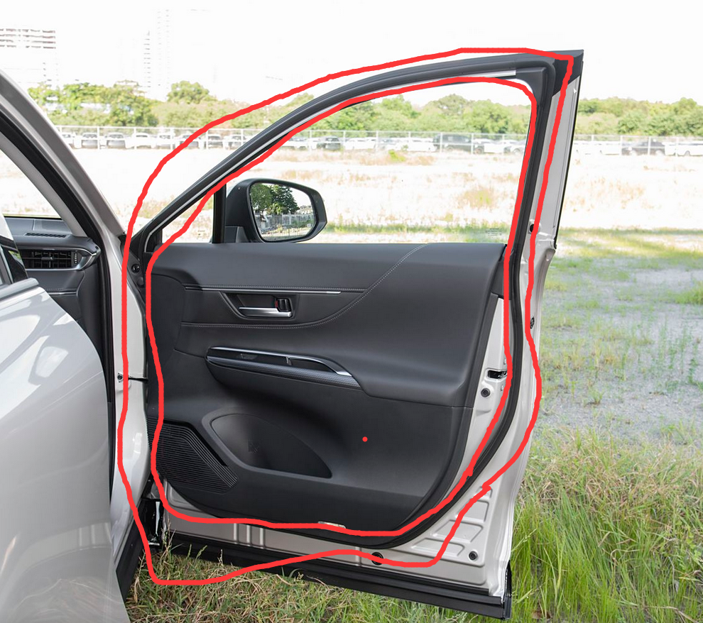 67862-02330 2020-2026 Corolla Seal Door 御簾　213×224 Front E210 fits LH Left その他