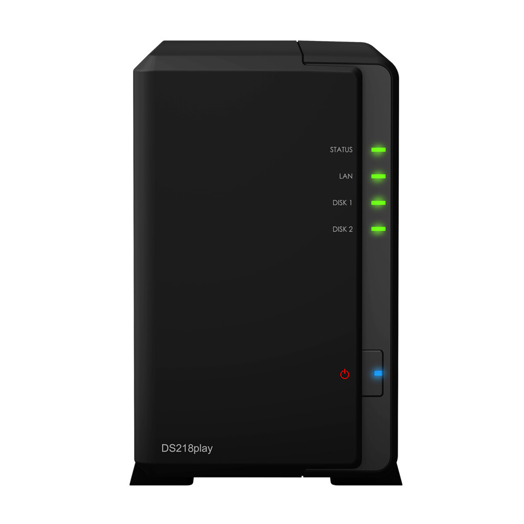 Synology DiskStation DS218play NAS Server Realtek RTD1296/ 1GB 