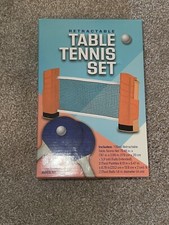 Pro Ping Pong Spin Table tennis net set Retractable 1 net 2 balls 2 paddle New