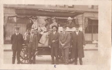 RPPC D O & C Co Denver Touring Automobiles Tourists  *7